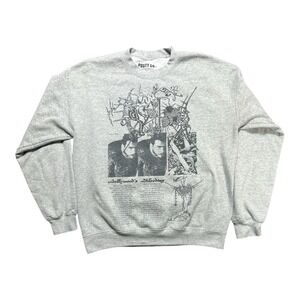 Post Malone 2019 Tour Sweatshirt Crewneck Long Sleeve Gray Men's M
